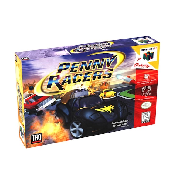 Penny Racers | NTSC | Nintendo 64 | N64 | En | Reproduction Box