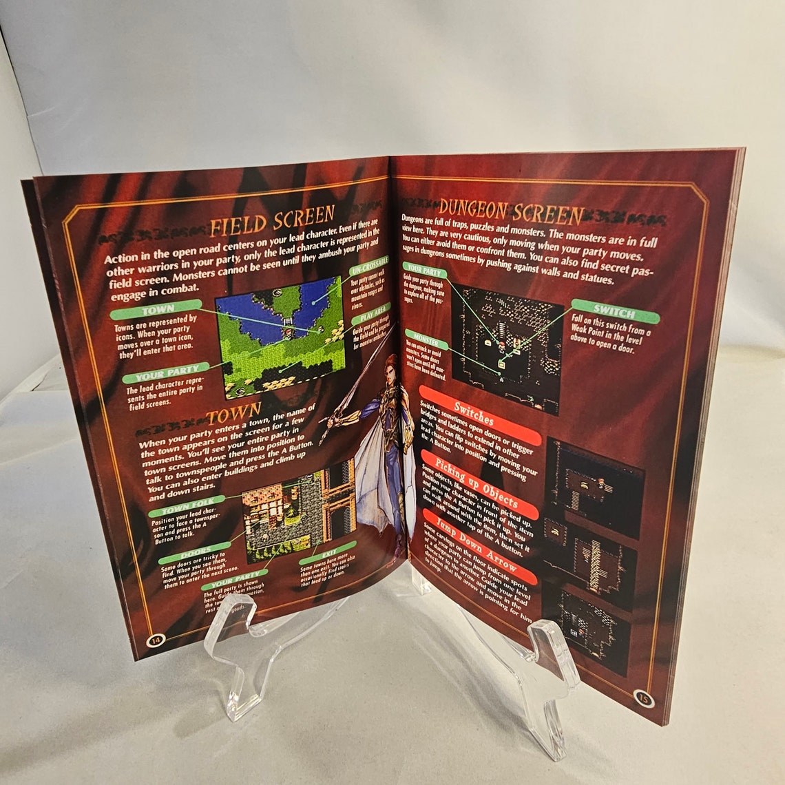 Lufia 2 | NTSC | Super Nintendo | SNES | En | User Instruction Manual ...