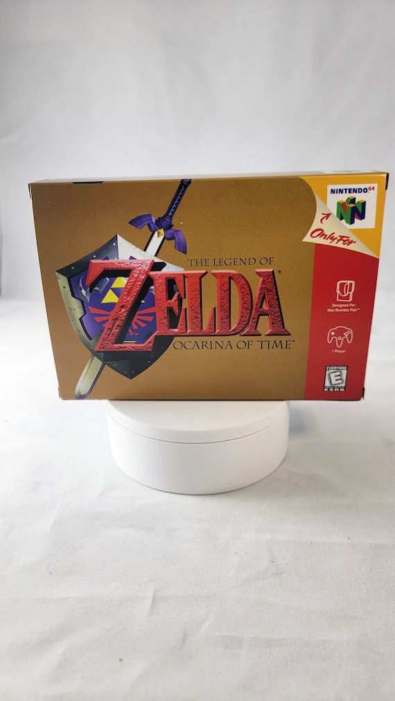 The Legend of Zelda Ocarina of Time | NTSC | Nintendo 64 | N64 | En | Reproduction Box and Inner Tray
