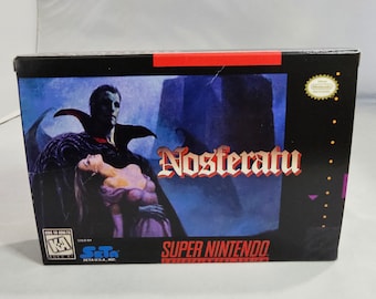 Nosferatu | NTSC | Super Nintendo | SNES | En | Reproduction Box and Inner Tray