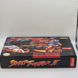 Street Fighter 2 | NTSC | Super Nintendo | SNES | En | Reproduction Box ...