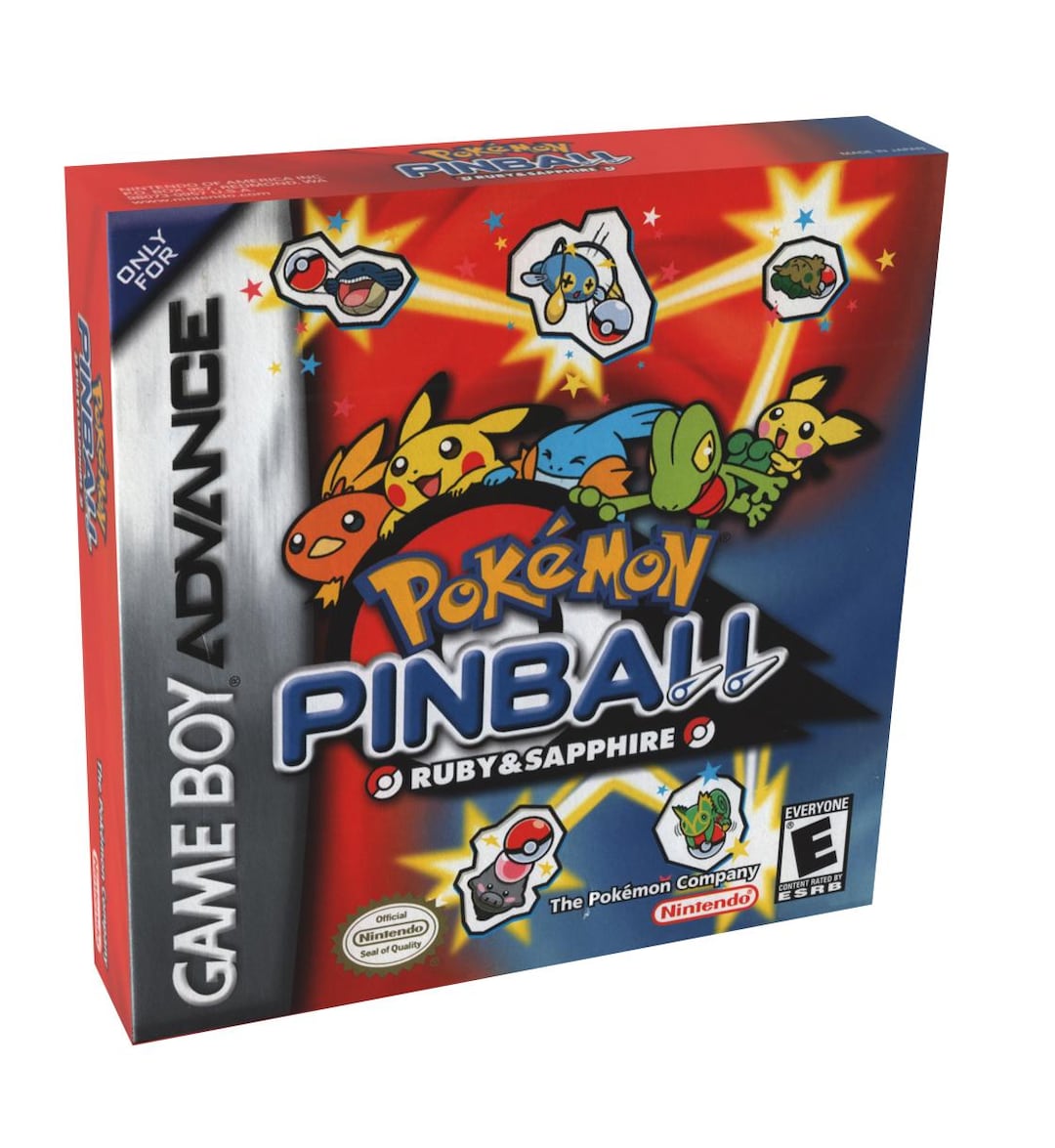 Pokemon Pinball Ruby and Sapphire | NTSC | Gameboy Advance | GBA