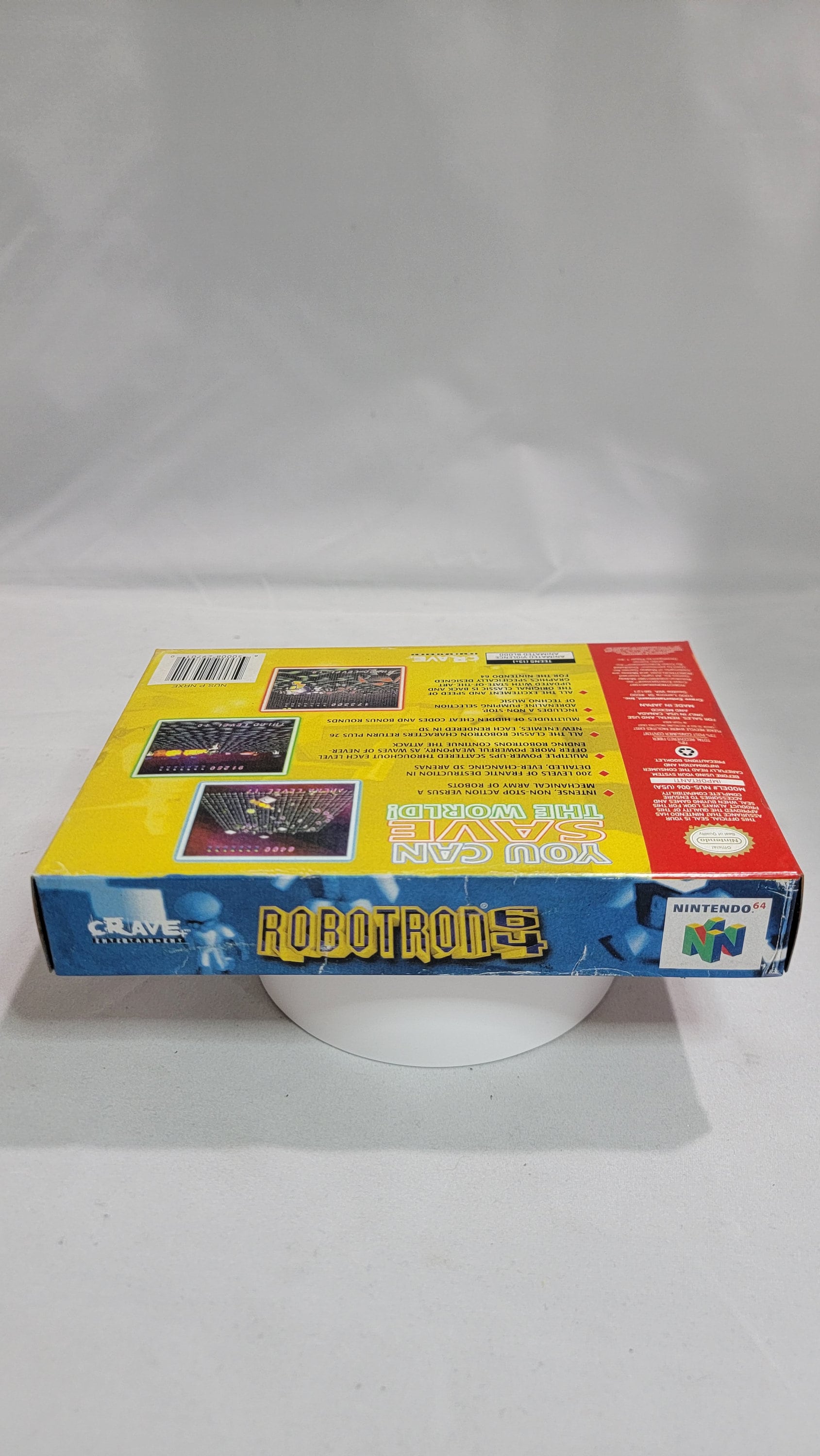 Robotron 64 | NTSC | Nintendo 64 | N64 | En | Reproduction Box and