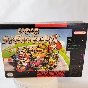 Super Mario Kart | NTSC | Super Nintendo | SNES | En | Reproduction Box and Inner Tray