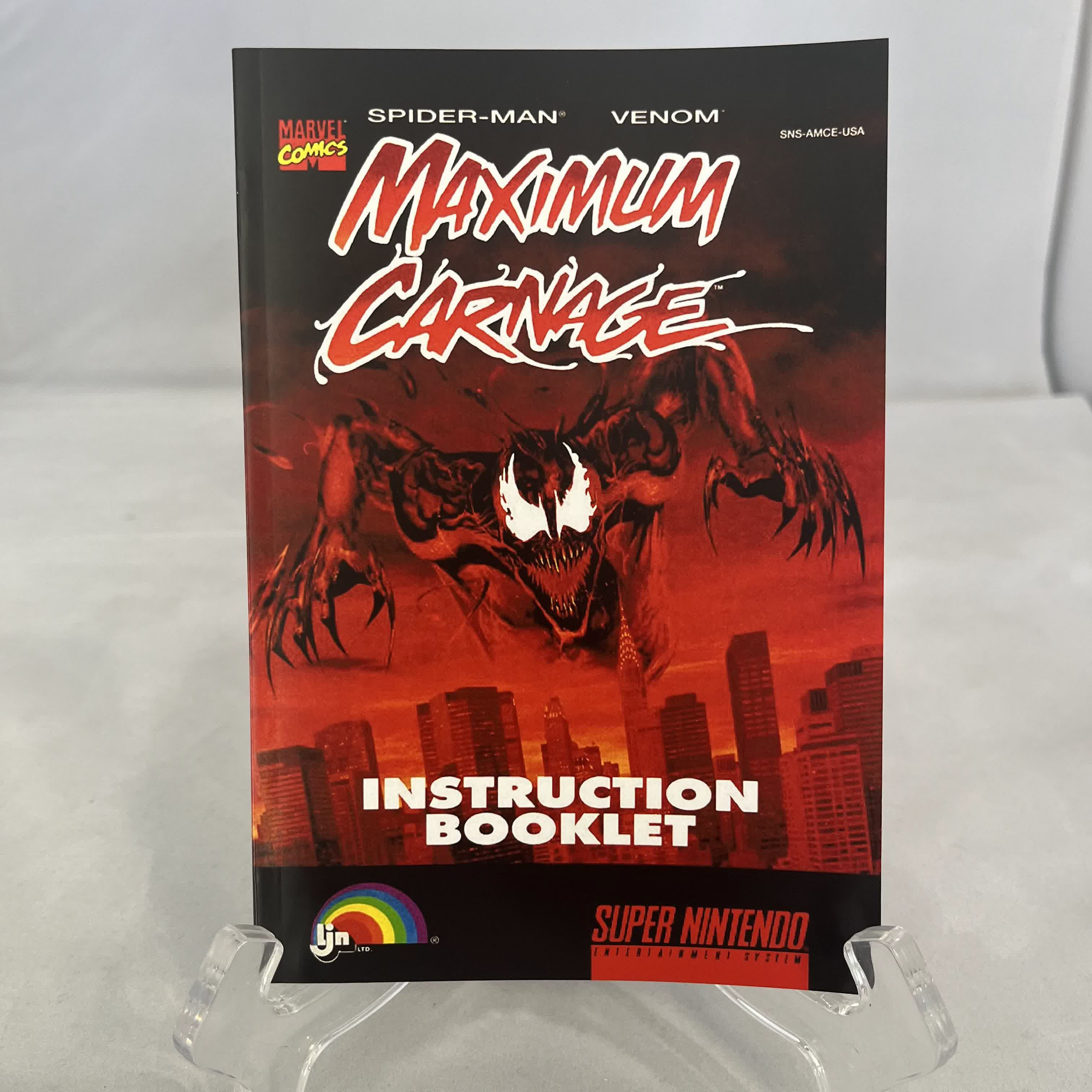 Maximum Carnage - Spider-man - Venom | NTSC | Super Nintendo