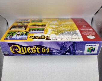 Quest 64 | NTSC | Nintendo 64 | N64 | En | Reproduction Box and
