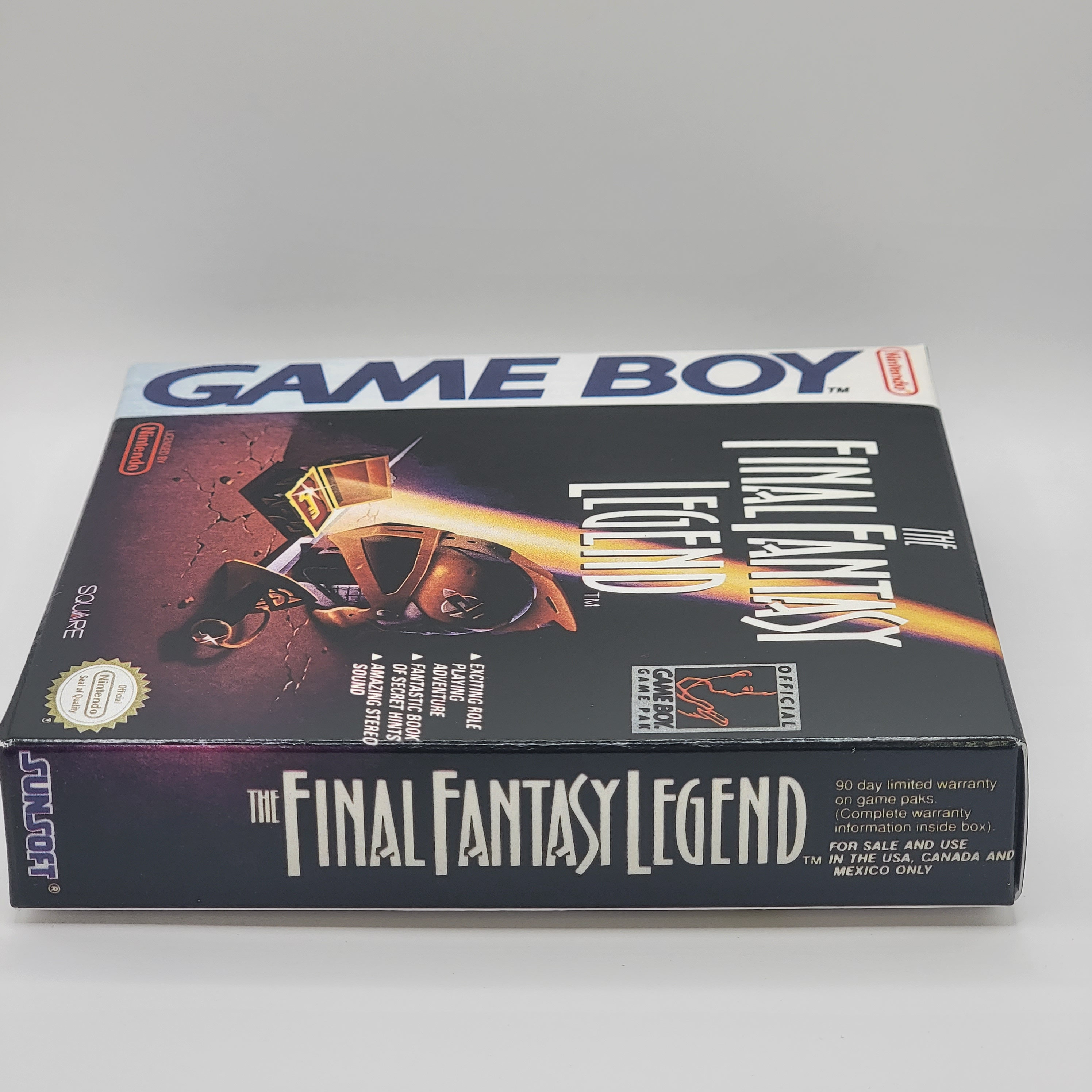 Final Fantasy Legend | NTSC | Gameboy | GB | En | Reproduction Box