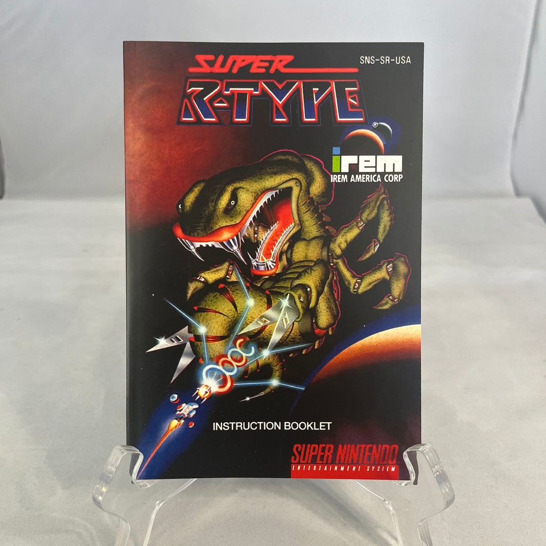 Super R-type | NTSC | Super Nintendo | SNES | En | User Instruction ...