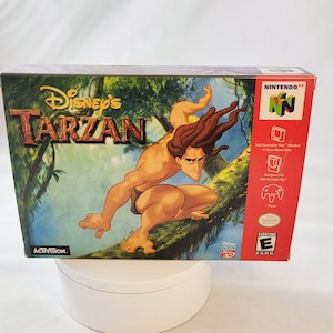 Tarzan | NTSC | Nintendo 64 | N64 | En | Reproduction Box and Inner Tray