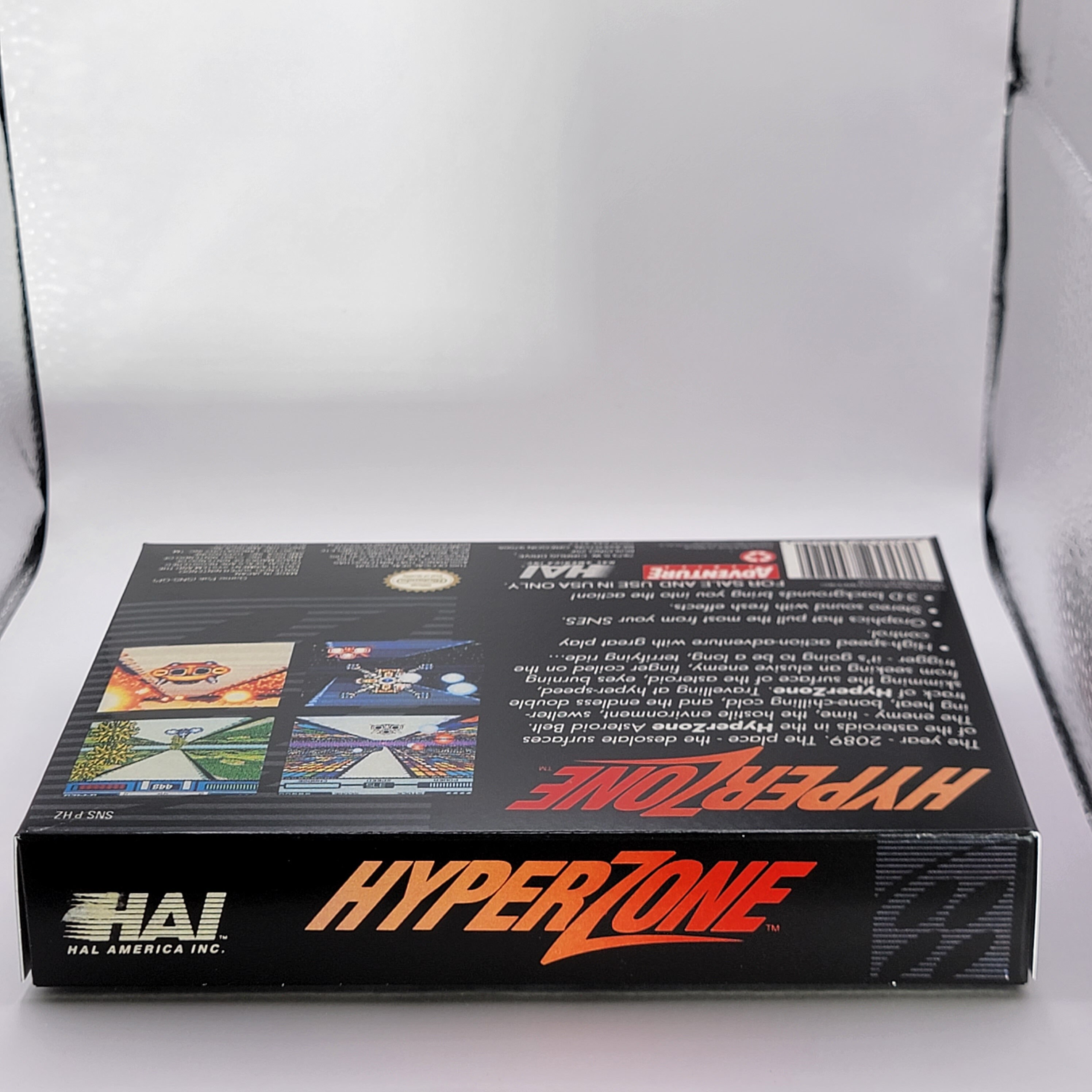 Hyperzone Hyperzone | NTSC | Super Nintendo | SNES | En | Reproduction Box and ...