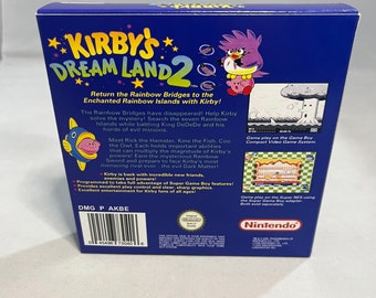 Kirby's Dream Land 2 | NTSC | Gameboy | GB | En | Reproduction Box