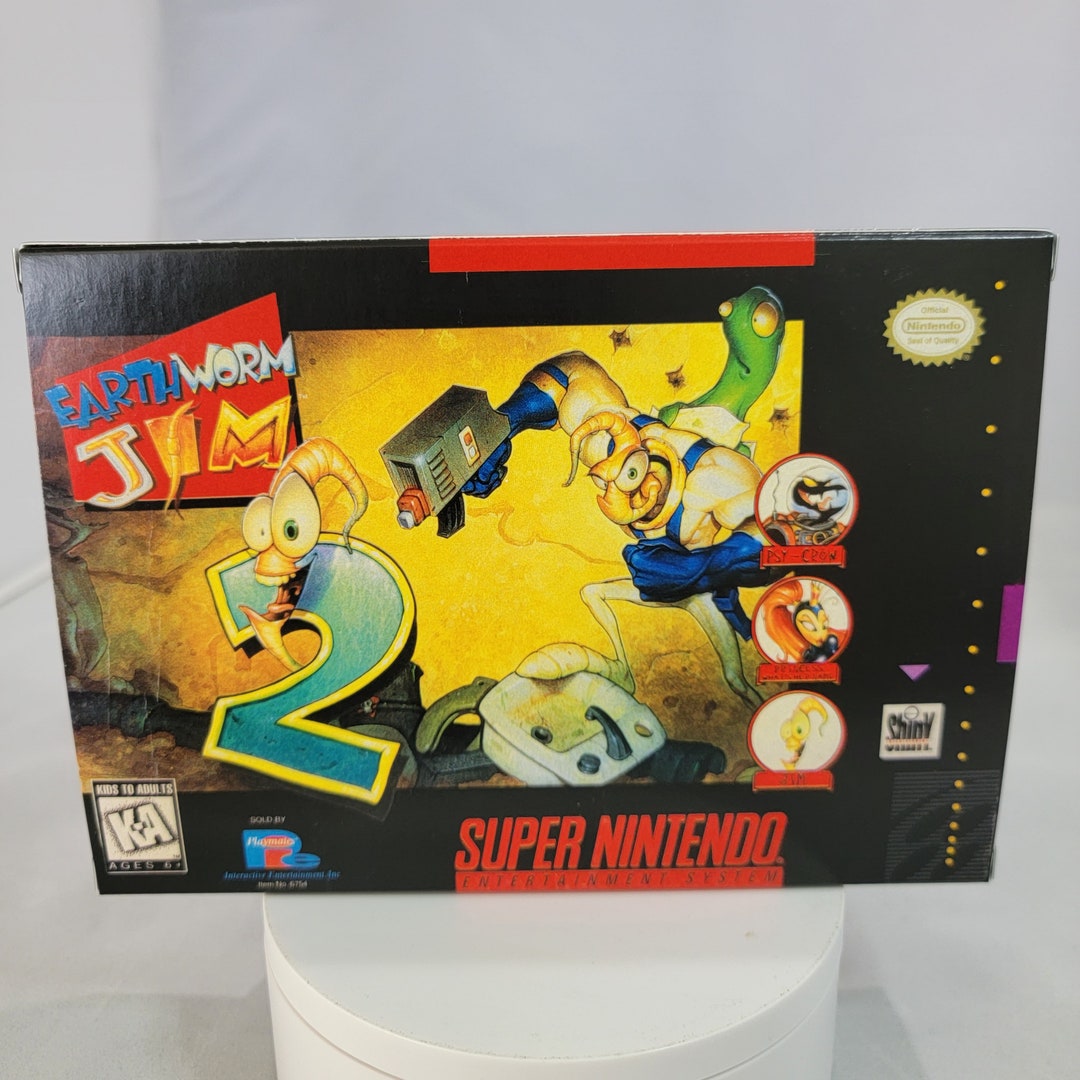 Mega Drive e Super Nintendo: EARTHWORM JIM