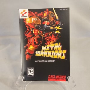 Metal Warriors | NTSC | Super Nintendo | SNES | En | User Instruction Manual
