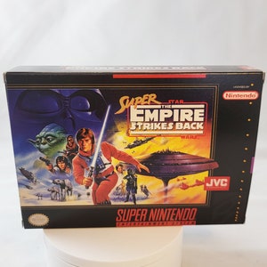 Super Star Wars Empire Strikes Back | NTSC | Super Nintendo | SNES | En | Reproduction Box and Inner Tray
