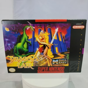 Dragon's Lair | NTSC | Super Nintendo | SNES | En | Reproduction Box and Inner Tray