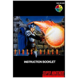 Firestriker | NTSC | Super Nintendo | SNES | En | User Instruction Manual