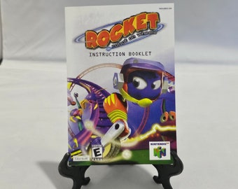 Rocket Robot on Wheels | NTSC | Nintendo 64 | N64 | En | User Instruction Manual