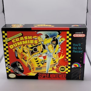 The Incredible Crash Dummies | NTSC | Super Nintendo | SNES | En | Reproduction Box and Inner Tray