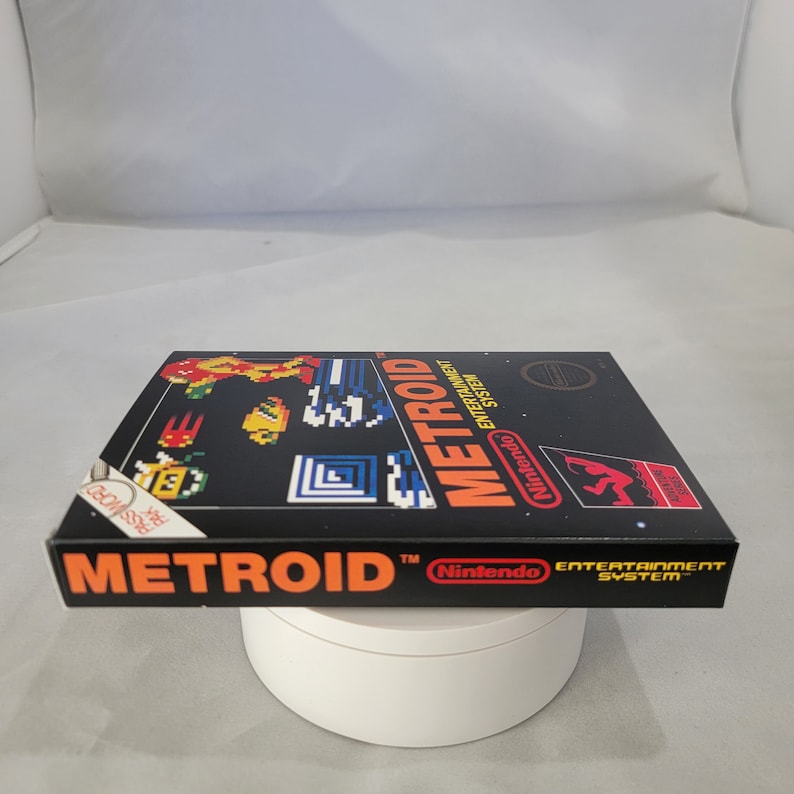Metroid [custom] | NTSC | Nintendo | NES | En | Reproduction Box - Etsy