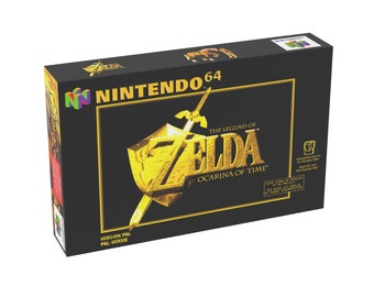 ゼルダの伝説 時のオカリナ N64 箱とマニュアル - USA版 - Etsy 日本