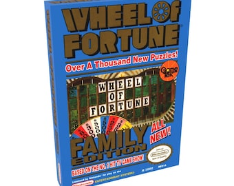 Wheel of Fortune Family Edition | NTSC | Nintendo | NES | En | Reproduction Box