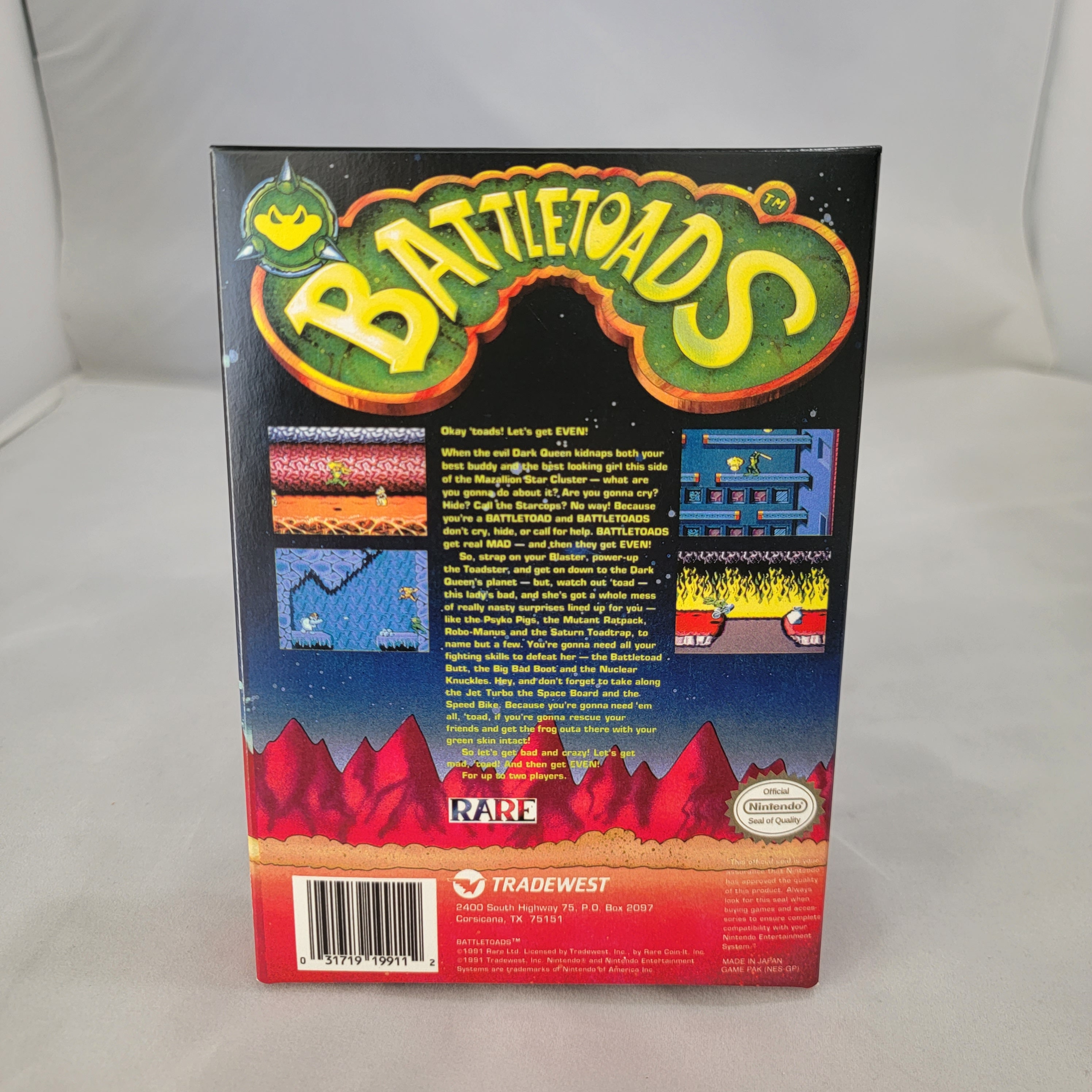 Ficha Técnica de Battletoads para Sega Mega Drive - Genesis | Museo Del