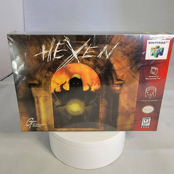 Hexen | NTSC | Nintendo 64 | N64 | En | Reproduction Box and Inner Tray