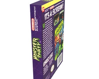 洋楽 Rainbow Monster Party 76-95 CDR BOX Monster Party | NTSC | Nintendo | NES | En | Reproduction Box - Etsy