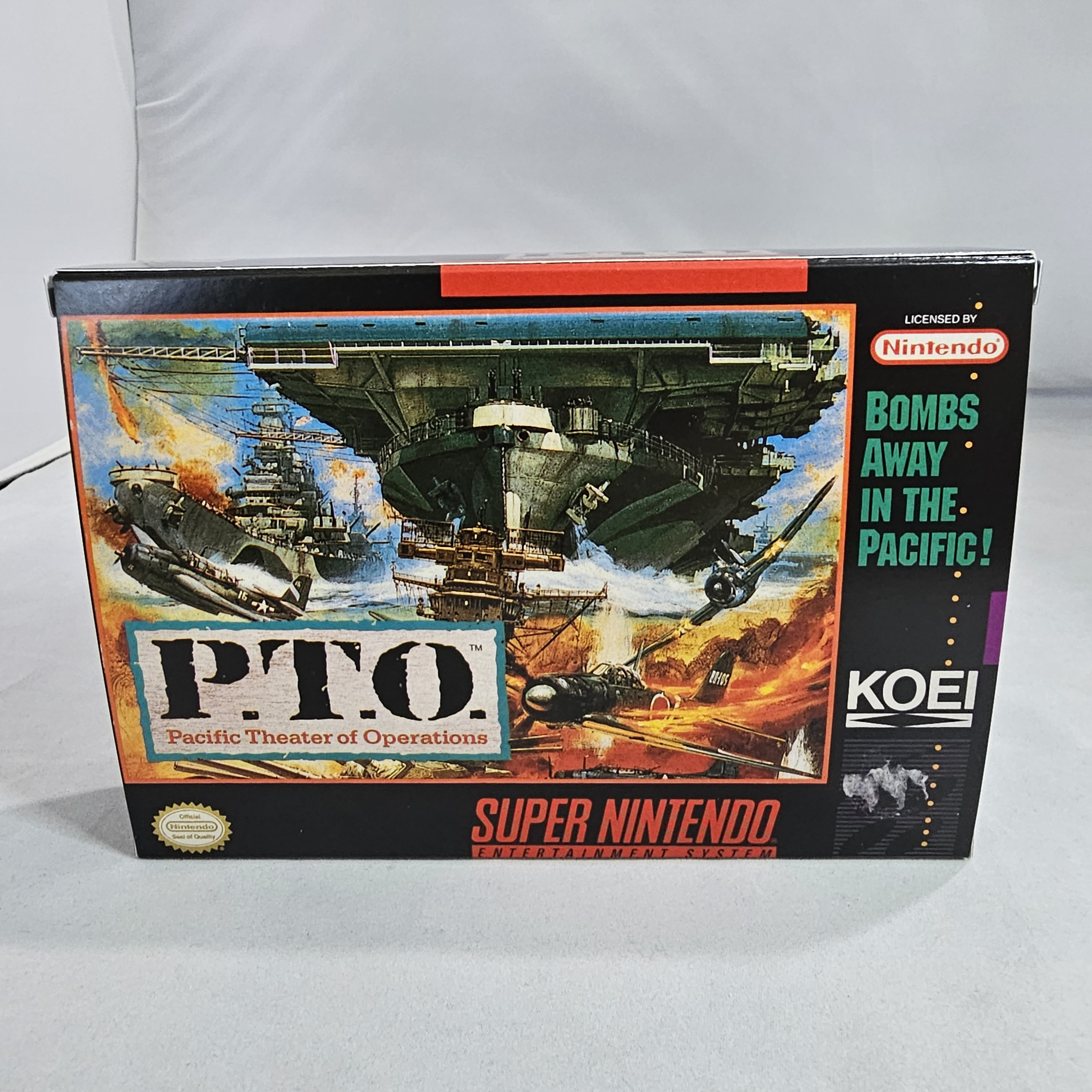 P.T.O. | NTSC | Super Nintendo | SNES | En | Reproduction Box and Inner ...