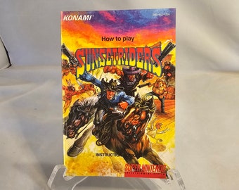 Sunset Riders | NTSC | Super Nintendo | SNES | En | User Instruction Manual