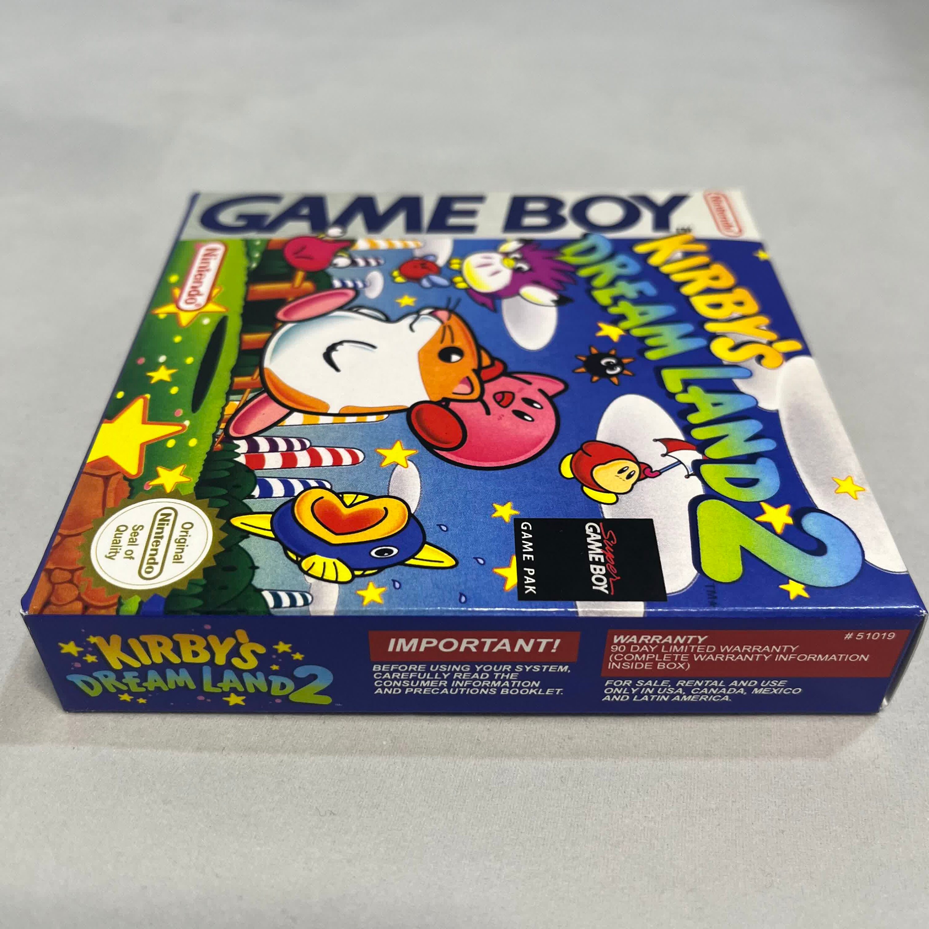 Kirby's Dream Land 2 | NTSC | Gameboy | GB | En | Reproduction Box