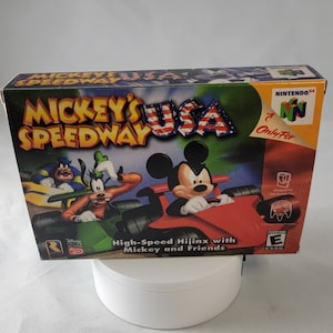 Mickey's Speedway USA | NTSC | Nintendo 64 | N64 | En | Reproduction Box and Inner Tray