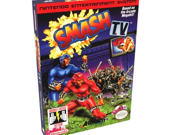 Vintage Smash TV Nintendo NES Video Game Original - Etsy