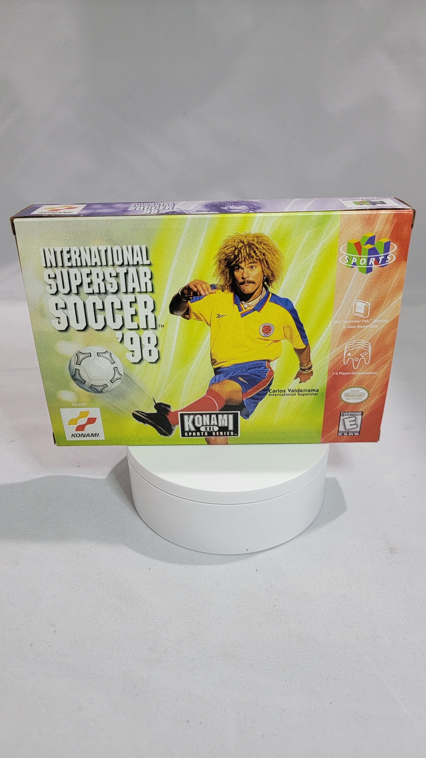 Nintendo 64 International Superstar Soccer 64 ISS 64 Box -  Hong Kong