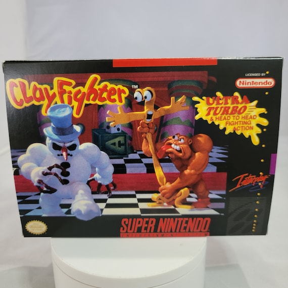 SNES Clay Fighter 海外 スーパーファミコン ClayFighter SNES PAL UK. clay Fighter For Super Nintendo | eBay