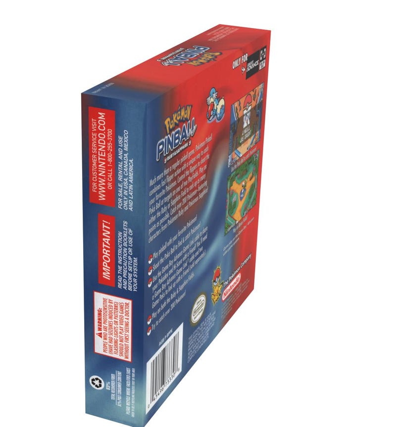 Pokemon Pinball Ruby and Sapphire | NTSC | Gameboy Advance | GBA | En ...