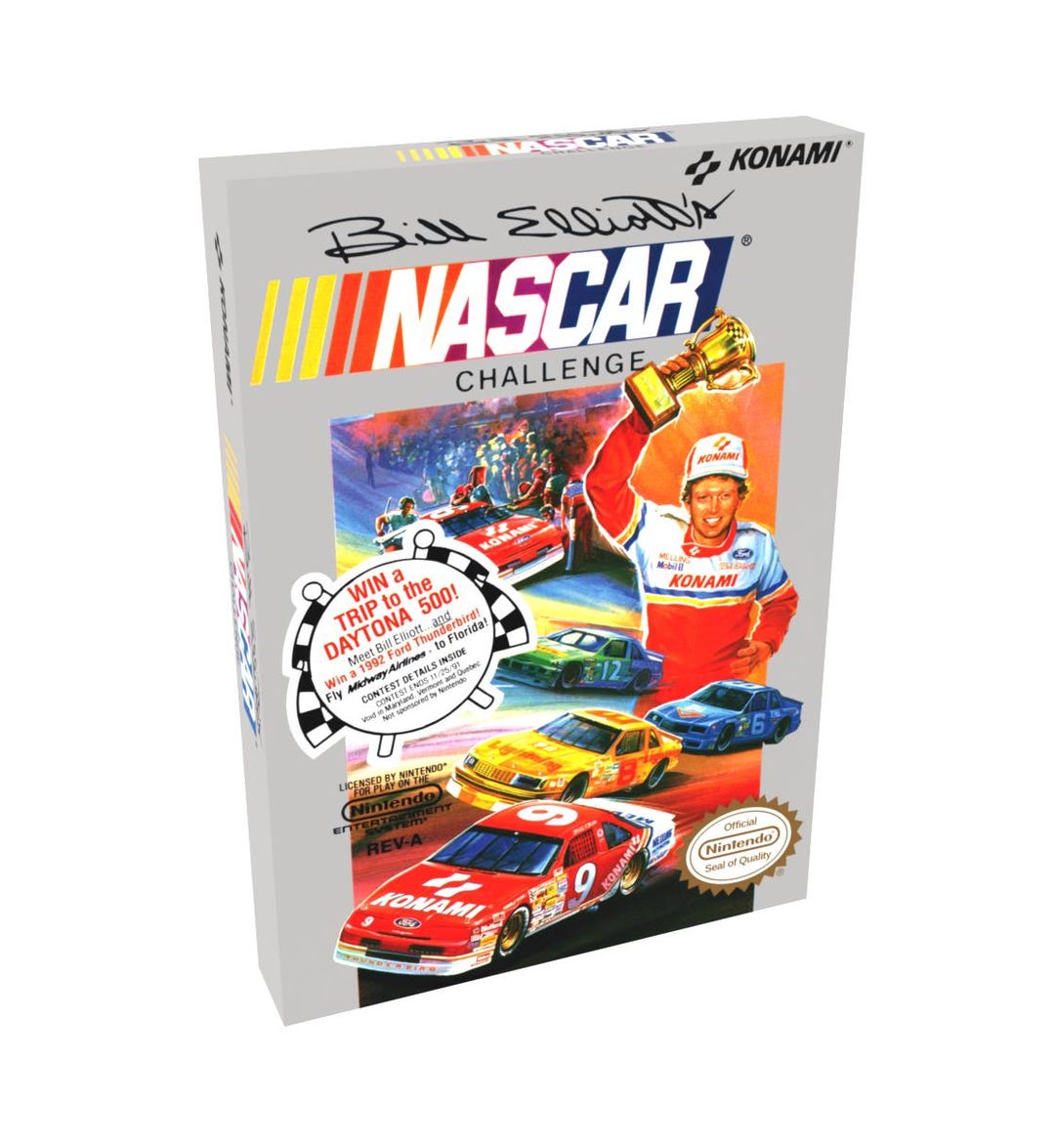 Bill Elliott's Nascar Challenge | NTSC | Nintendo | NES | En