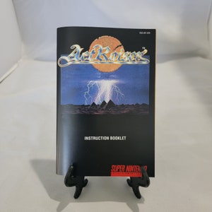 ActRaiser | NTSC | Super Nintendo | SNES | En | User Instruction Manual