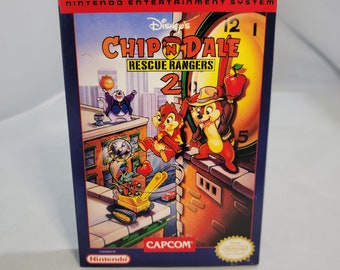 Chip N Dale Rescue Rangers 2 | NTSC | Nintendo | NES | En | Reproduction Box