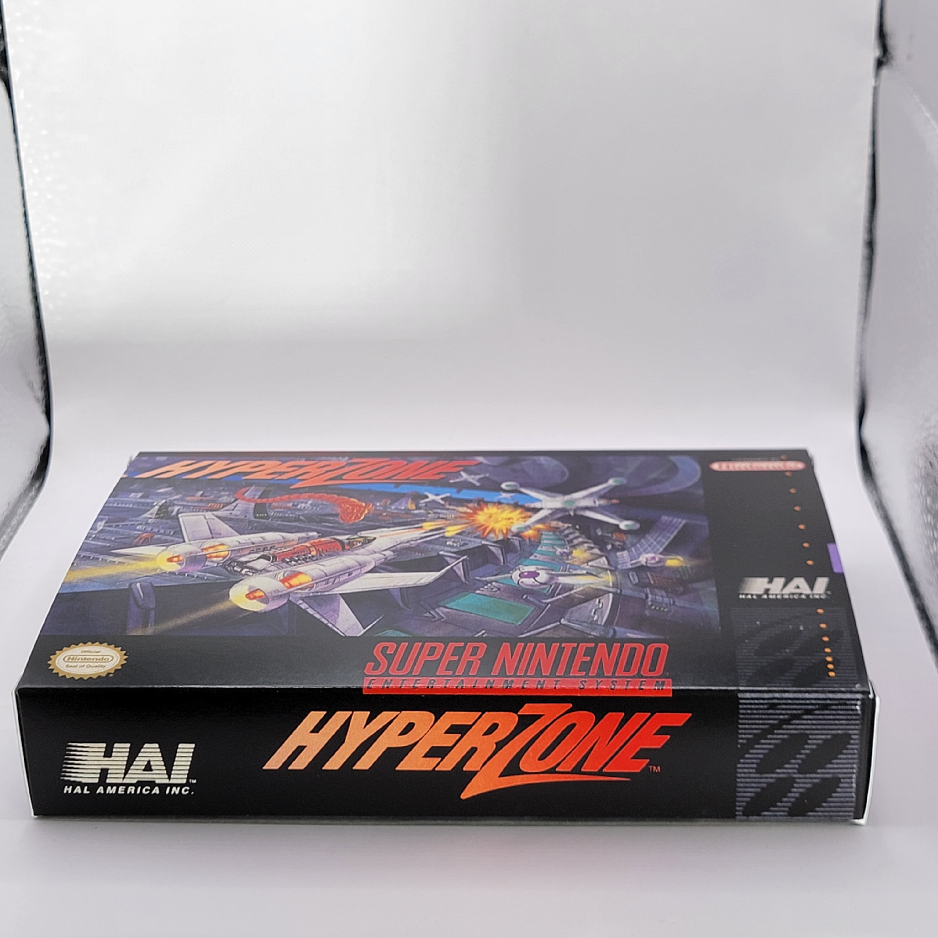 Hyperzone Hyperzone | NTSC | Super Nintendo | SNES | En | Reproduction Box and ...