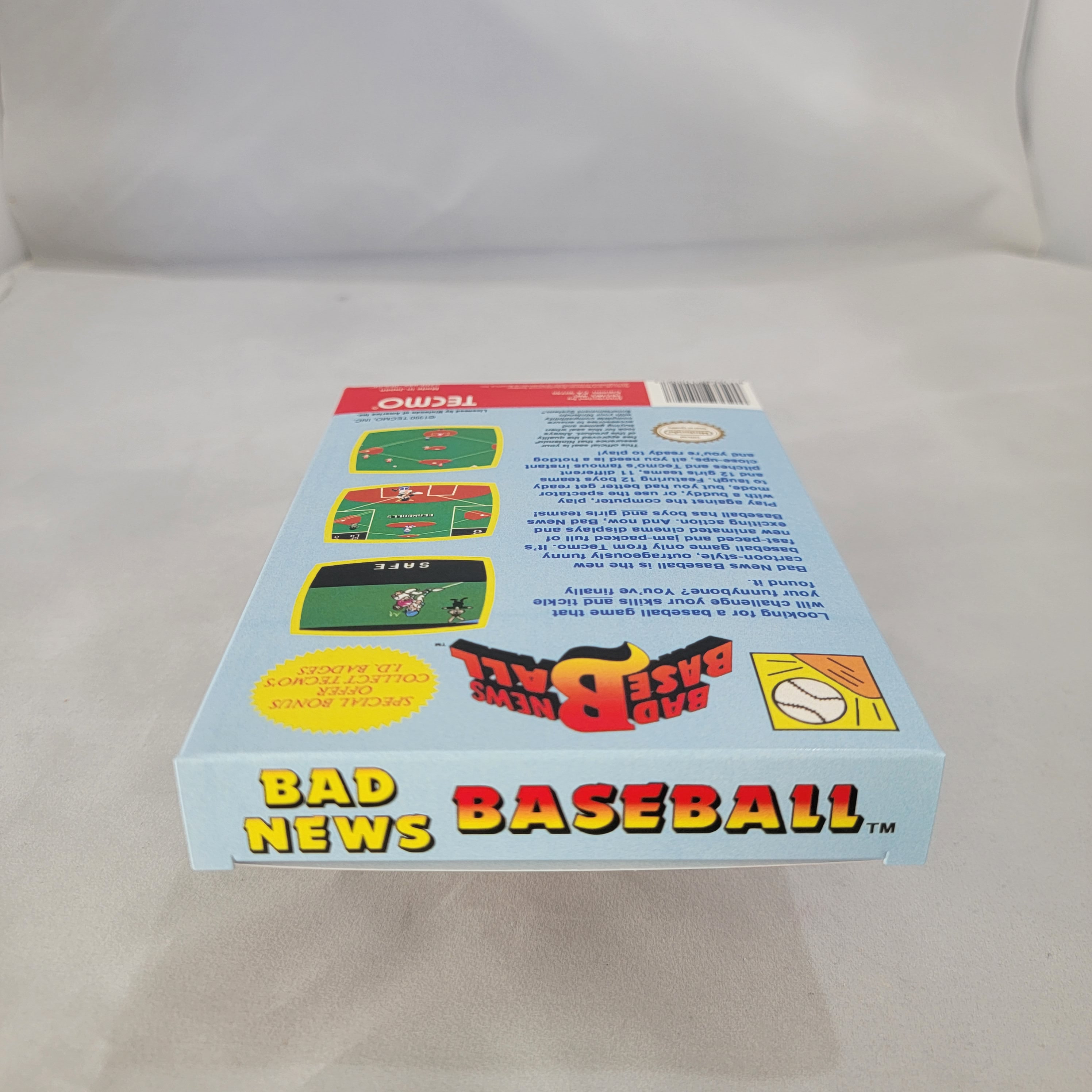Bad News Baseball | NTSC | Nintendo | NES | En | Reproduction Box