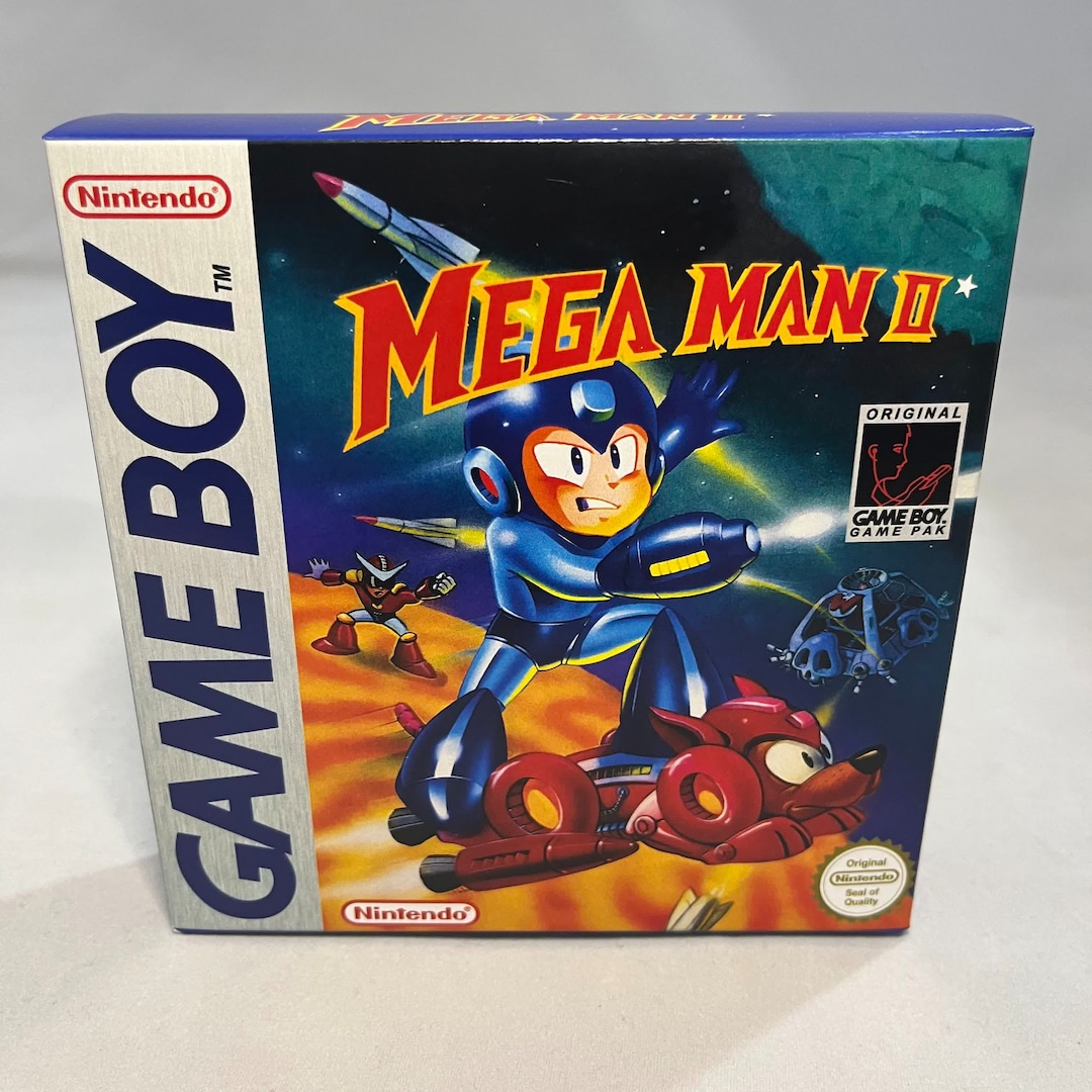 Mega Man 2 | NTSC | Gameboy | GB | En | Reproduction Box and Inner