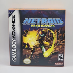 Metroid Zero Mission | NTSC | Gameboy Advance | GBA | En | Reproduction Box and Inner Tray