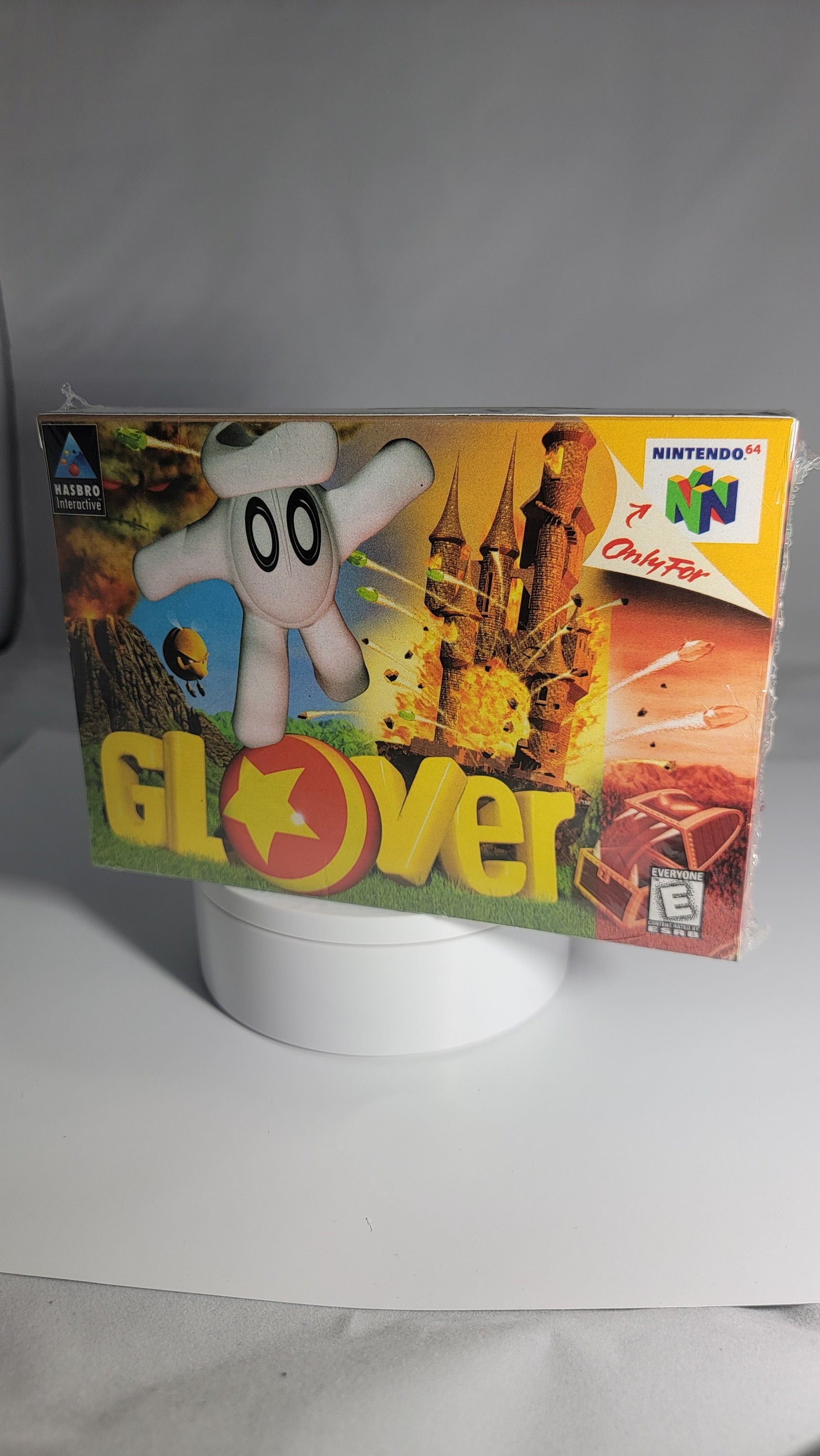 Glover | NTSC | Nintendo 64 | N64 | En | Reproduction Box and