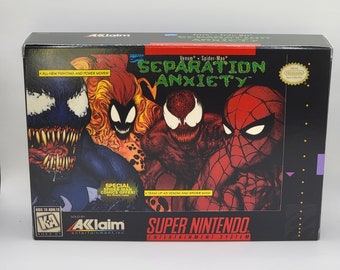 Spider-man Venom Separation Anxiety | NTSC | Super Nintendo | SNES