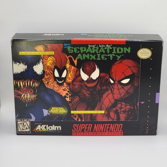 Spider-man Venom Separation Anxiety | NTSC | Super Nintendo | SNES