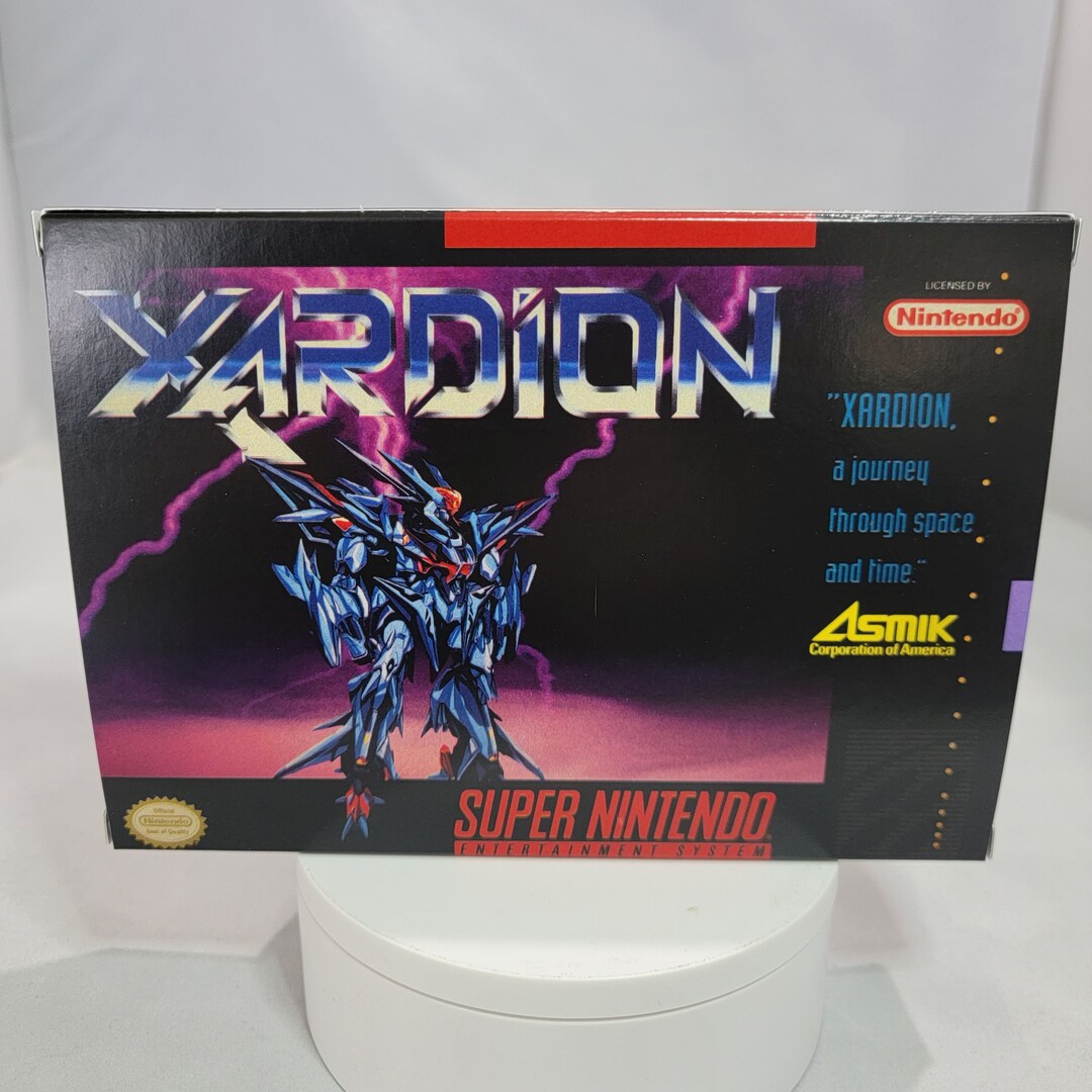Jeu Vidéo Xardion – Super Famicom (SNES Japonaise), En Bon état, Boîtier Et Notice Inclus