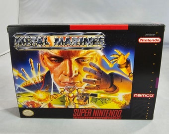 Metal Marines | NTSC | Super Nintendo | SNES | En | Reproduktionslåda och innerfack