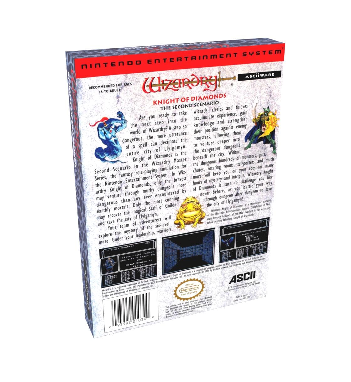 ウィザードリィ2 ダイヤモンドの騎士 | NTSC | 任天堂 | NES | En