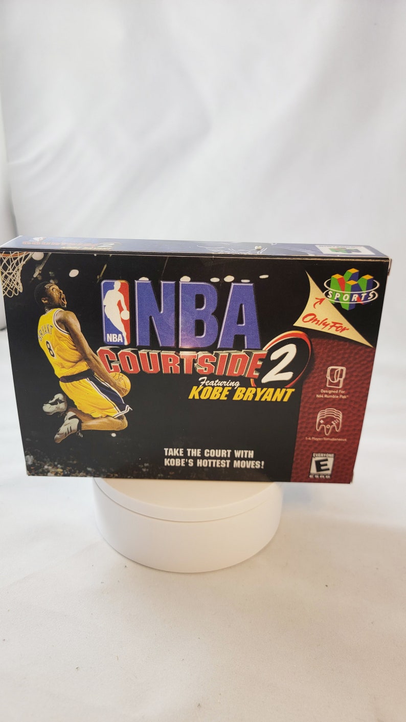 NBA Courtside 2 Featuring Kobe Bryant Nintendo 64 N64 Etsy